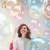 Party-Dekoration, 20 Zoll, bunte transparente Blasenballons, kristallklarer Ballon, Geburtstag, Hochzeit, Dekorationen, Lieferungen