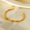 Bangle INS 18K Золото покрытая нержавеющей сталь