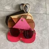 Sacs de rangement étui à lunettes de soleil en cuir PU Portable voyage sac souple lunettes légères bouton pression pour hommes et femmes