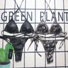 Kantarki Kobiety bikini set czarne srebrne stroje kąpielowe seksowne podzielone stroje kąpielowe modne basene spa kostium kąpiel