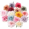 Flores secas 10 pçs seda rosa artificial 7cm barato falso flor qualidade decoração de casamento para casa decoração do quarto festa jardim diy grinalda