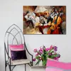 Figure Music Abstract Canvas Art The Rhythm Section Hand Painted Oil Painting Statement Piece for Home