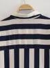 Women's Blouses MESTTRAF Sexy Design 2023 Y2K Oversized Striped Shirts Vintage Long Sleeve Front Button Female Chic Tops