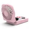 Çok Fonksiyonlu 2 Arada Taşınan Fan 5W Oyun Konsolu Bulit-In-500 Klasik Retro Oyun Oyuncu 2.4inch Renk Ekran Mini Protable Fan Fan 800mAh USB Şarj