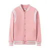 Giacche da uomo Varsity Ragazze Ragazzi Autunno Qualità Patchwork Colore Bottoni Donna Uomo Squadra Giacca da baseball Cappotto sportivo Personalizzato