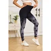 Pantalons actifs Leggings sans couture pour femmes Yoga Fitness Collants Scrunch BuGym Running Tie Dye Workout Cloth