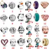 För Pandora Charms Sterling Silver Pärlor Valentins stil Ny produkt Slide Armelets pärla