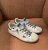 Designer di scarpe super star da stella donna marca uomini nuove uscita sneaker in Italia sequestro classico white white old sporco casual shoe lace in alto 647
