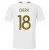 2023 Lyon Soccer Jerseys Maillot de Foot CAQUERET OL 22 23 24 NOUVEAU Maillot de football à domicile AOUAR BARCOLA CASTELLO JR CHERKI BOATENG DEMBELE GUSTO homme enfants kit ensemble équipement