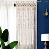 Curtain Boho Macrame Curtains Window Panels 78.74x33.46in Doorway Decor Wedding Backdrop Arch Closet