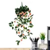 Decorative Flowers 3.28 Ft Artificial Garland Hanging Silk Flower Rattan DIY Wedding Decoration Fake Household Wall Decor