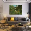 Impressionist Landscape Canvas Art Horse Attacked by A Jaguar Henri Rousseau Handmade Oil Painting Artwork Modern Room