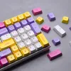 Accessoires Thème de crème glacée 136 touches xda profil pbt keycap dyesub anglais personnalité personnalisée Keycaps pour le clavier mécanique61 / 64/68/7