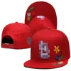 Berretti da baseball con lettera STL da 24 stili Classici da donna da uomo Casquettes chapeus Cappelli snapback unisex regolabili per esterni