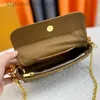 qualità specchio M81911 M82210 su catena edera mens messenger Designer portafoglio borse a tracolla patta borsa da donna in vera pelle di lusso borsa tote pochette dorata