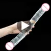 Dildo realistico Double Ended Dildo Sex Toys per donna Erotic Soft Long Jelly Dildo per lesbiche Flessibile Big Penis Masturbator L230518