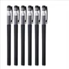 Gel carbon pen op waterbasis 0.5mm Europese standaard kogelpunt zwart kantoor handtekening pen kantoor student examen frosted balpen