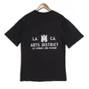 Camisetas estampadas a la moda para hombre, camisetas informales de algodón de alta calidad, ropa informal estilo hip hop de lujo, camisetas S-XXL