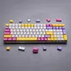 Accessoires Thème de crème glacée 136 touches xda profil pbt keycap dyesub anglais personnalité personnalisée Keycaps pour le clavier mécanique61 / 64/68/7