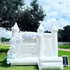 Playground Mini Small Inflatable Bouncer Combo Bouncy Castle Wedding Kids Toddler White Bounce House With Slide For Sale