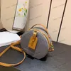 Frauen Mini Runde Tasche Luxus Designer Handtasche PU Klassische Einzelne Schulter Schräg Straddle Tasche Kosmetik Taschen Handy Kamera Brieftasche Großhandel