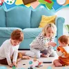 Bunte Holzkreisel für Kinder, Holzgyroskope, Lernspielzeug, Kindergartenspiel, Regenbogenkreisel für Familienspiele