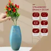 Party Decoration Simulation Strawberry Bouquet Artificial Branch Festival Accessory Desktop Decors Branches Diy Fake Ornament Home