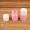 100pcs/Lot Wholesale Empty Plastic 15ml Mini Pink Lotion Bottle with Flip Cap 0Portable Travel 15 Gram Women Cosmetic Containerhood qty Pcwh