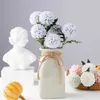 Fleurs séchées, boule décorative de mariage artificielle, Vases de chrysanthème pour la décoration de la maison, produits ménagers de noël, fausses plantes d'oeillets