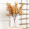 Dried Flowers Gypsophila Artificial White Branch High Quality Babies Breath Fake Long Bouquet Home Wedding Decoration Autumn