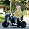 Nova motocicleta elétrica infantil masculina e feminina de carregamento triciclo de controle remoto música luz brinquedos 1-6 anos crianças montam