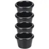 Dinnerware Sets 4 Pcs Sauce Cup Small Vinegar Bowls Dipping Ketchup Containers Salad Dressing Reusable Seasoning Kitchen