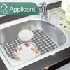 Tovagliette Tappetino per lavello da cucina Rete di protezione Tappetino ad asciugatura rapida Accessori per scarico cavo anticaduta Pieghevole