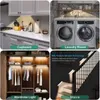 Night Lights LED Motion Sensor Cabinet Light Under Counter Closet Lighting Wireless USB Rechargeable Kitchen