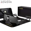 Aowear marki projektant spolaryzowanych okularów przeciwsłonecznych Męskie powłoka lotnicza lustro okulary przeciwsłoneczne dla mężczyzn Kobiety Oculos Gafas Lentes de Sol L230523