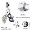 925 Серебро для Pandora Charms Jewelry Beads Diy подвесные женские браслеты из бусинки Форма очаг