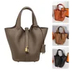 Genuine leather handbags Womens tote crossbody Bags Luxury Designer Fashionable large capacity bucket bag Shoulder Bags