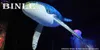 Baleine gonflable géante de thème d'océan de la meilleure vente 8m long pour l'événement de vacances de supermarché de partie accrochant la décoration animale
