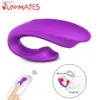 Kvinna Vagina Vibrators Clitoris Anal Dual Stimulate U Type Vibrating Masturbator Wireless Remote Sex Toys for Women Adult varor L230518