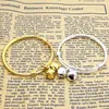 2PCS baby bell adjustable bracelet plated silver plated gold Kid Baby Boy Girls Bracelet jewelry Birthday Gift L230704