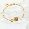 Diseñador de joyas trébol brazalete cero pulsera corazón diseñador pulsera pulsera de moda chapado en platino pulsera de oro regalo del día de san valentín con caja de marca 5A