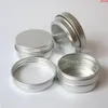 50 x 30 г алюминиевый банка 30 грамм металлический крем 1 унции серебряный олово G Cosmetic Canceergood LLSFC