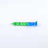 Glass Smoking Pipes Manufacture Hand-blown bongs Blue green bamboo joint pen glass cigarette set