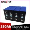 A.2V 280AH LIFEPO4 배터리 브랜드 새로운 300A EV 보트 요트 태양열 용 새로운 300A 충전식 리튬 철 포스페이트 세포 DIY 12V 24V