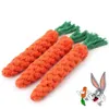 Dog Toys Bite Resistant Pet Dog Chew Toys for Small Dogs Cleaning Teeth Puppy Carrot Cotton Rope Pet Playing Toy Accessories