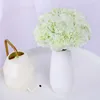 Torkade blommor 5st Silk Peonies Artificial White Wedding Home Decor Bouquet Pretty Autumn Scenes Arrangement Peony Fake Flower billig