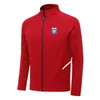 AJ Auxerre Мужская спортивная куртка для отдыха, осеннее теплое пальто, спортивная рубашка для бега на открытом воздухе, спортивная куртка для отдыха