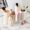 Storage Boxes 3 Lattices Makeup Brush Box Desktop Organizer Dressing Table Bathroom Eyebrow Pencil Holder