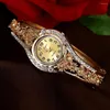 Wristwatches Women Watches Luxury Rhinestone Watch For Famale Brand Bracelet Ethnic Style Diamond