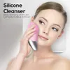 Face Massager Ultrasonic Skin Scrubber LED Electric Massager Vacuum Blackhead Remover Silicone Vibration Face Cleansing Brush Cleaner 230609